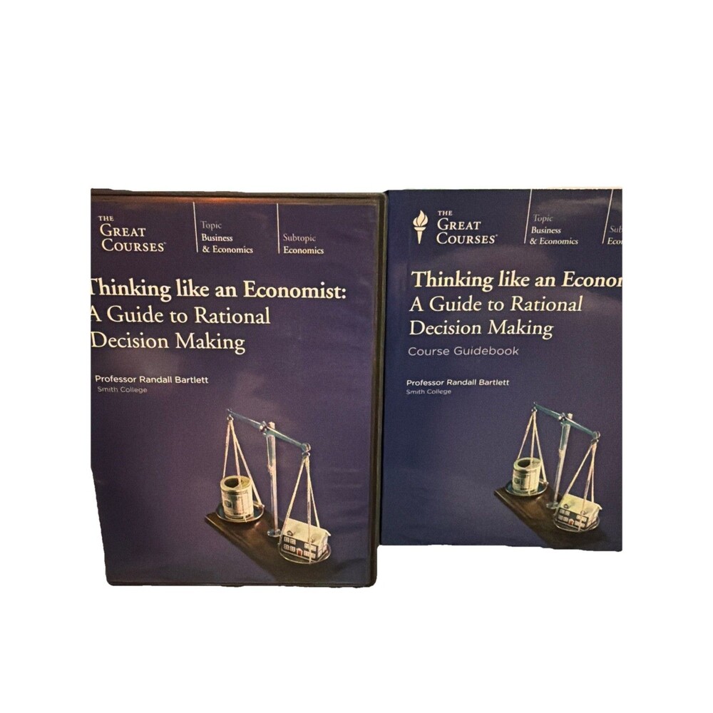 Thinking Like an Economist Guide to Rational Decisions DVD Great Courses+Book